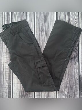 Prana Men's Breathe Pants, charcoal/dark gray, 28 x 34